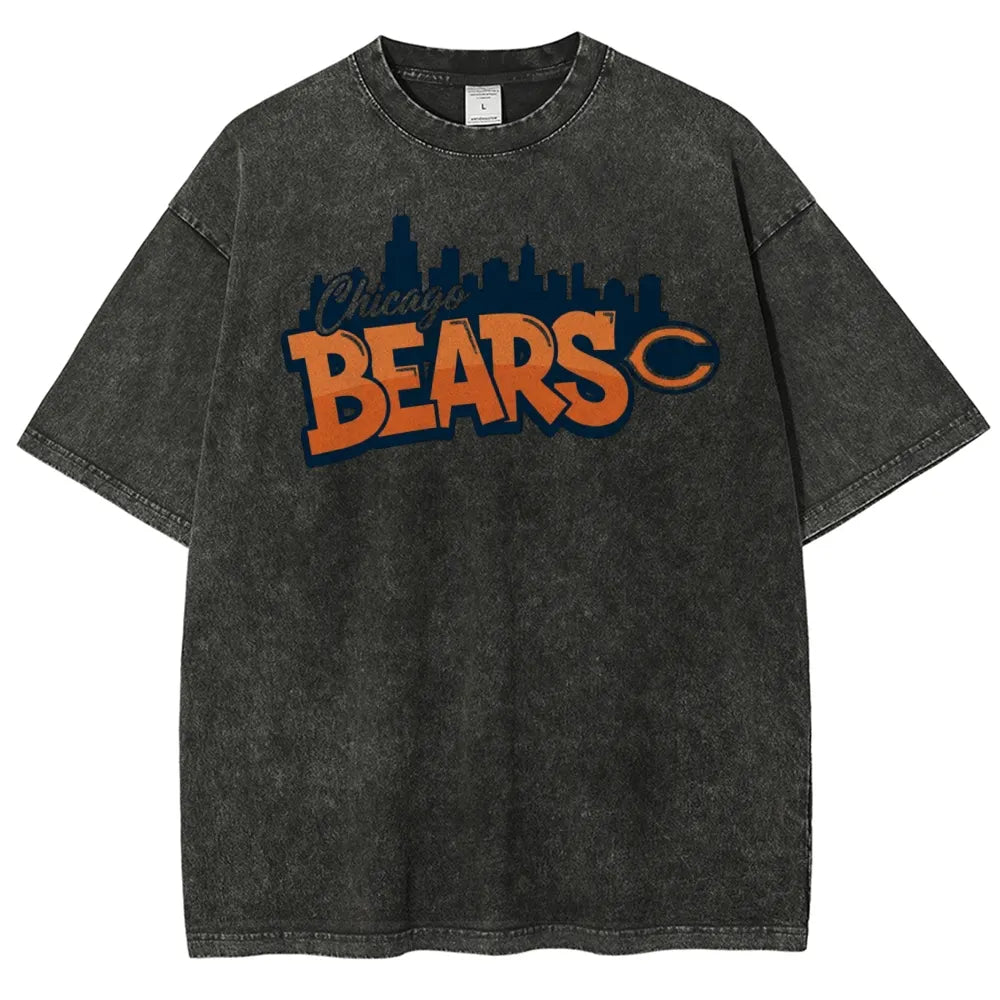 Chicago Bears Unisex Vintage Washed T-shirt