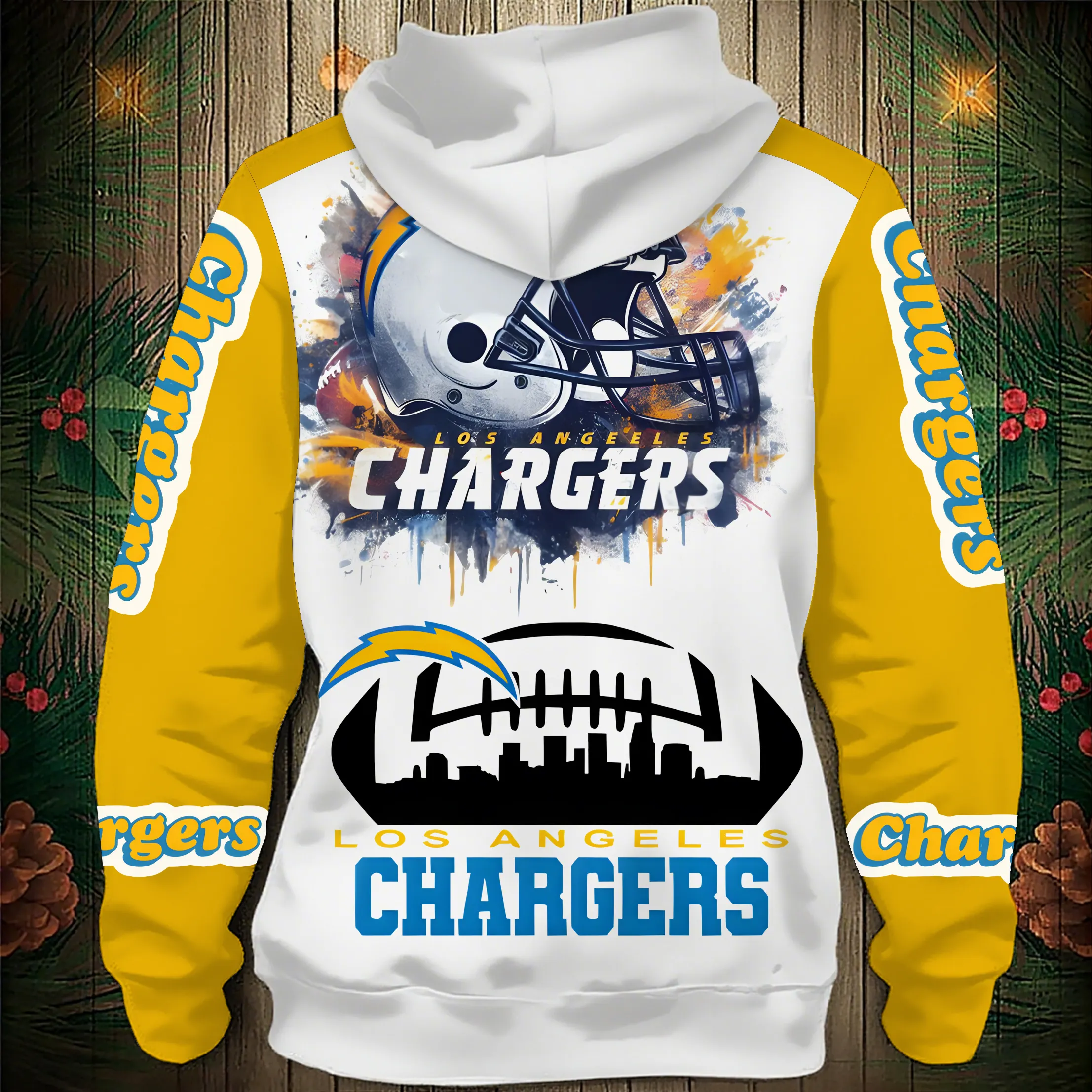 Los Angeles Chargers 2026 New 3D Graphic Hoodie Secondary image