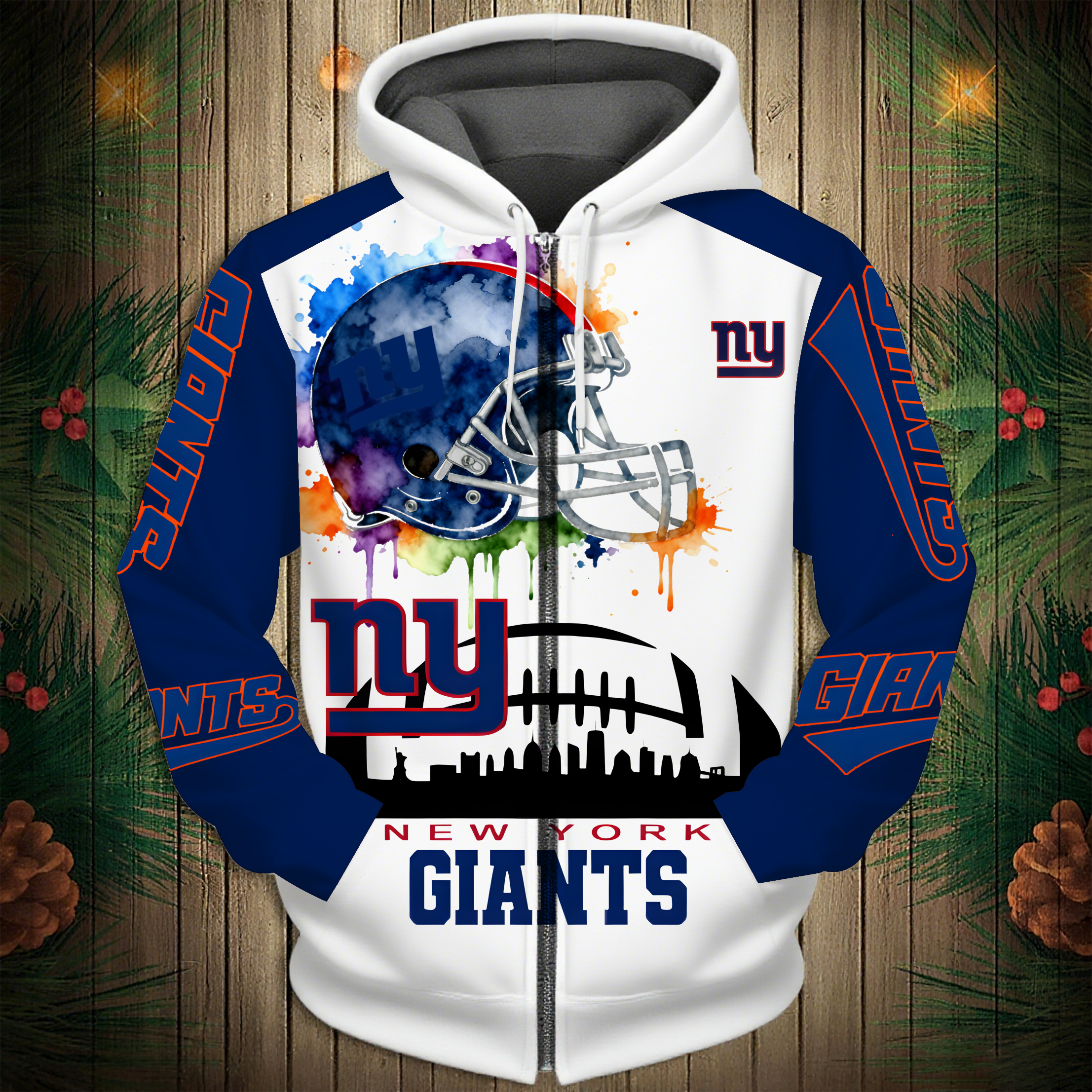 New York Giants 2026 New 3D Graphic Hoodie Main image