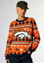 Denver Broncos Skull Ugly Christmas Football Fan Sweatshirt