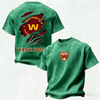 Washington Commanders Printed Unisex 100% Pure Cotton Washed T-Shirt