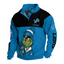 Detroit Lions Grinch Coffee Custom Button Mock Neck Sweatshirt