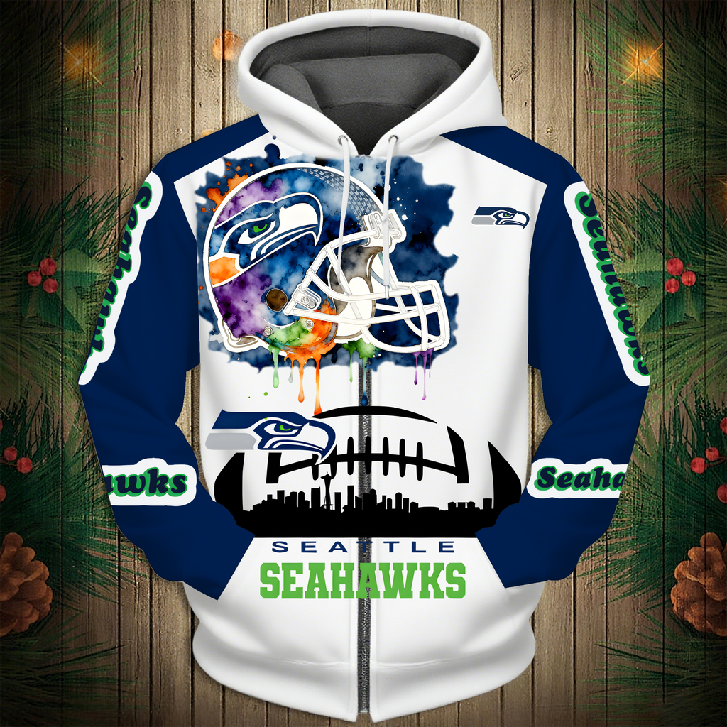 Seattle Seahawks 2026 New 3D Graphic Hoodie