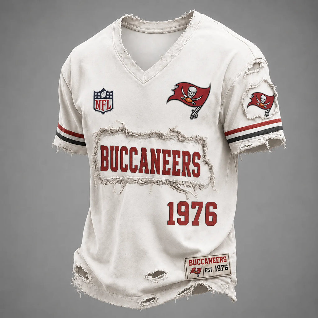 TB x NFL LUXURY V-Neck T-Shirt 3005 DatND DVT