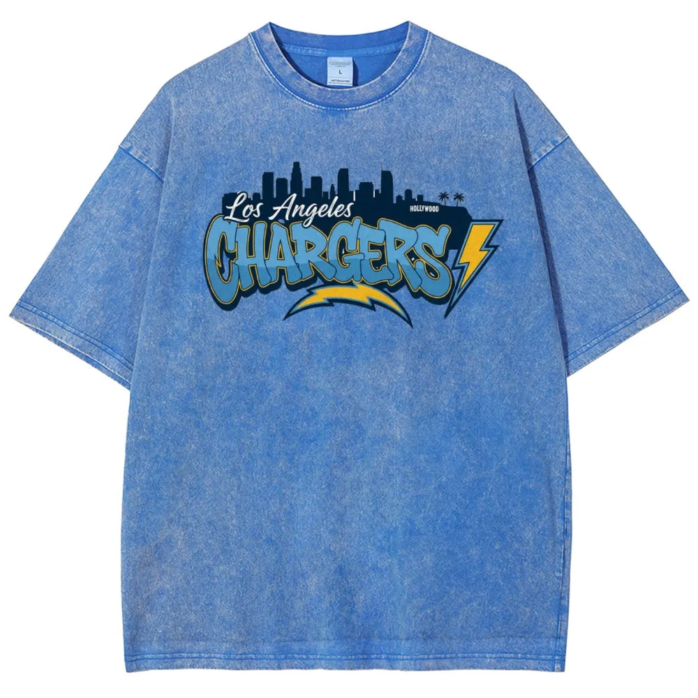 Los Angeles Chargers Unisex Vintage Washed T-shirt