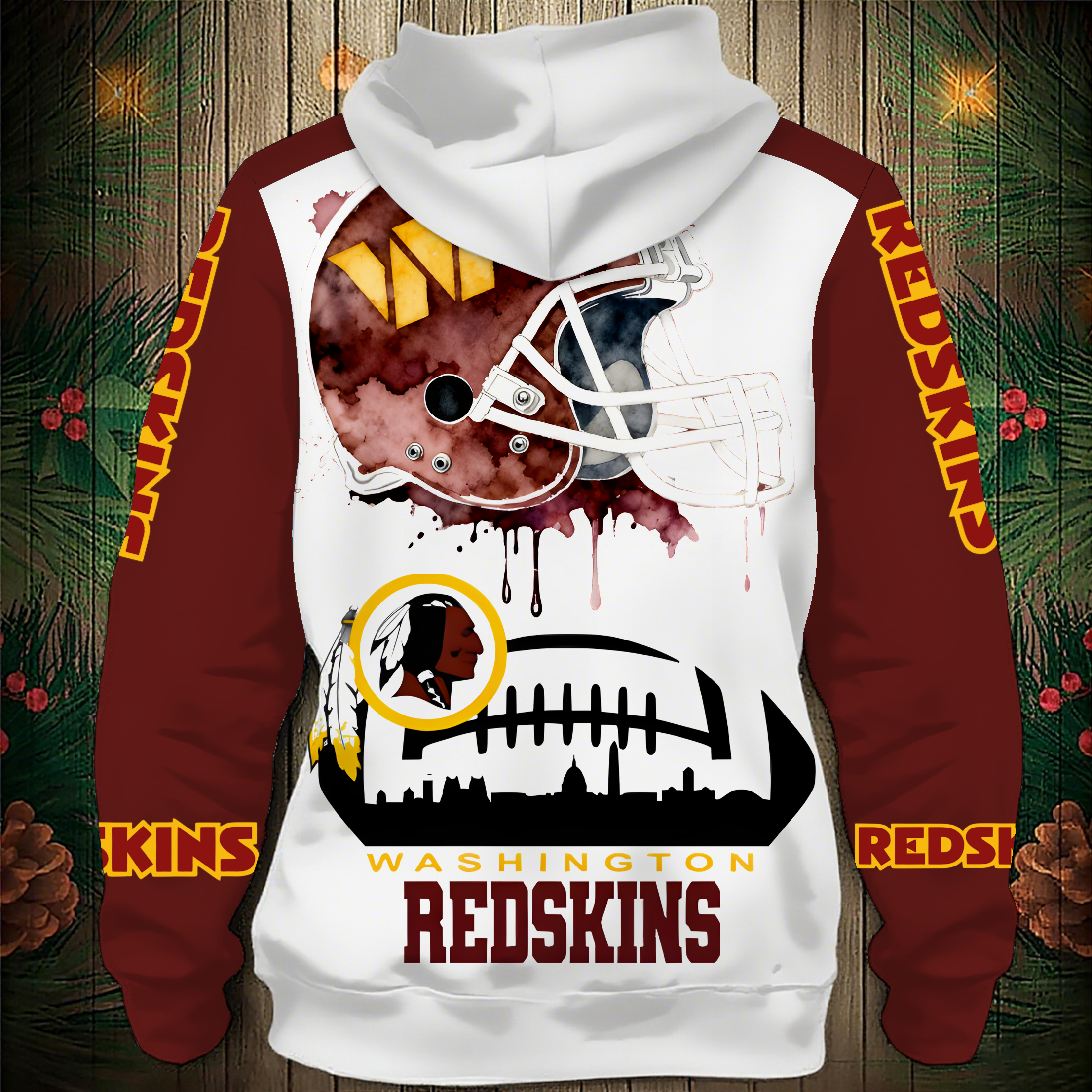 Washington Commanders 2026 New 3D Graphic Hoodie
