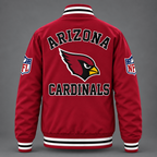 Unisex Arizona Cardinals Red Varsity Jacket
