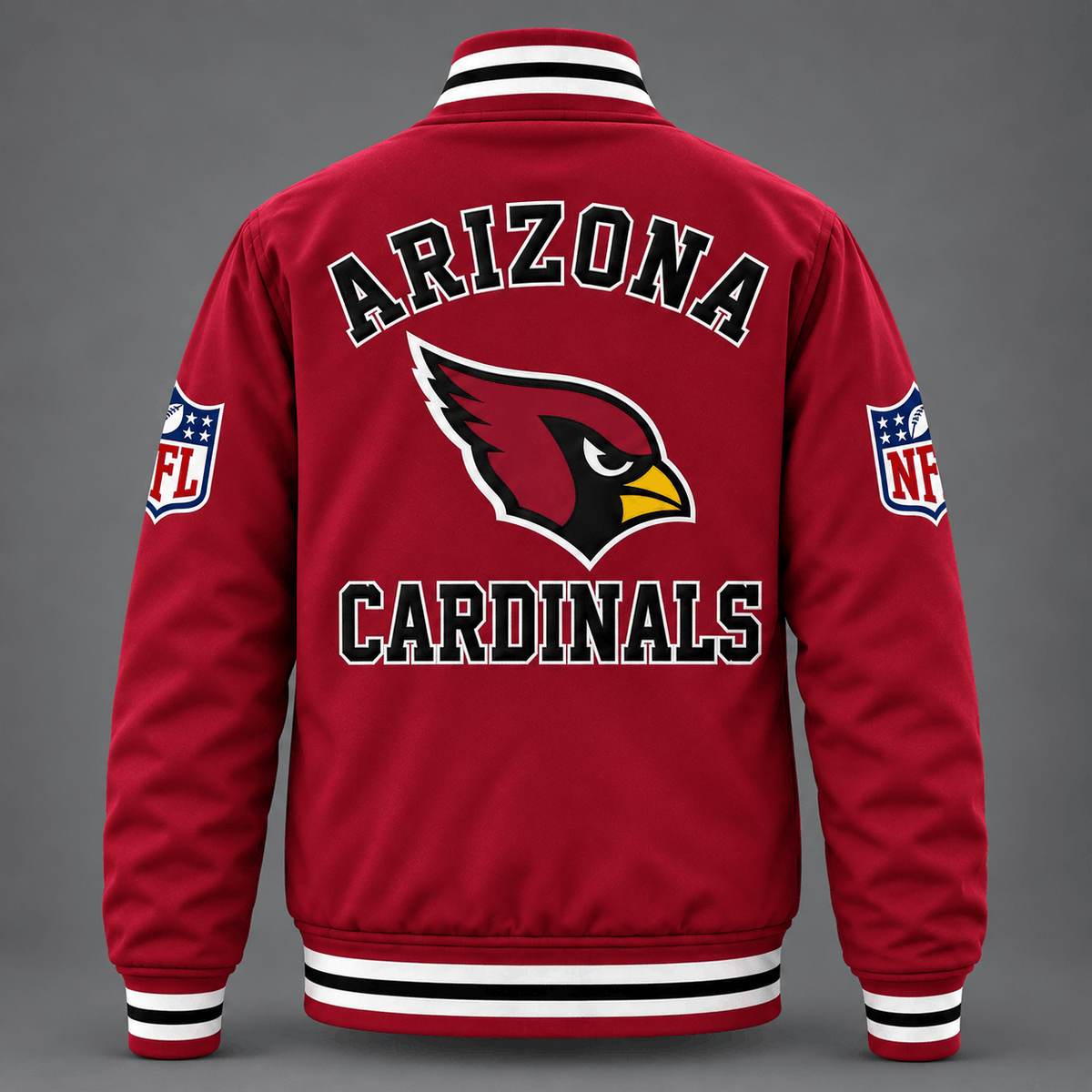 Unisex Arizona Cardinals Red Varsity Jacket