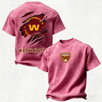 Washington Commanders Printed Unisex 100% Pure Cotton Washed T-Shirt