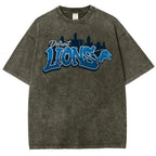 Detroit Lions Unisex Vintage Washed T-shirt