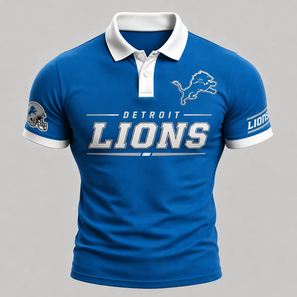 Detroit Lions polo T-shirt