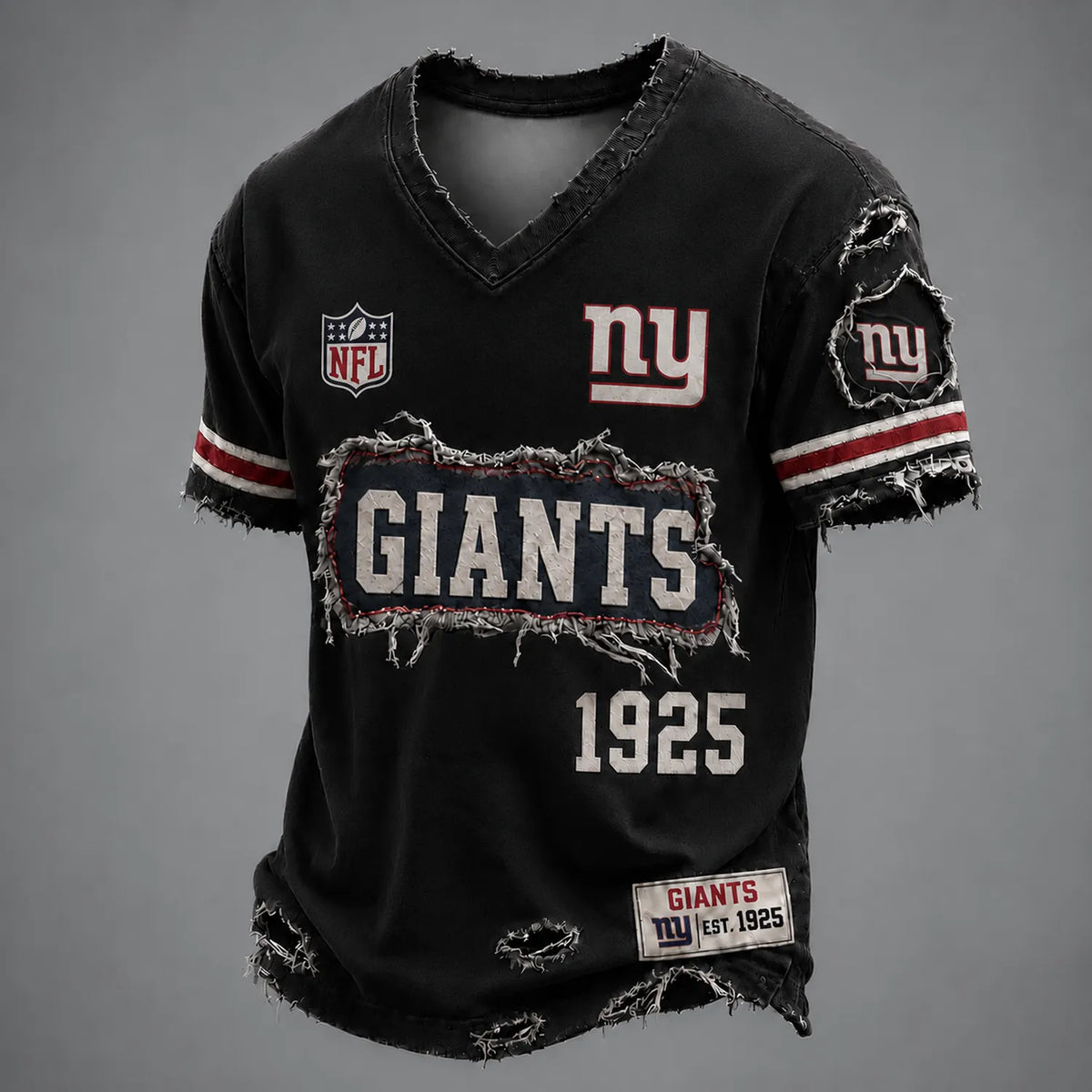 NYG x NFL LUXURY V-Neck T-Shirt 3005 DatND DVT