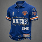 NY Knicks 1946 Distressed V-Neck T-Shirt