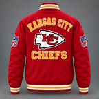 Unisex Kansas City Chiefs Red Varsity Jacket
