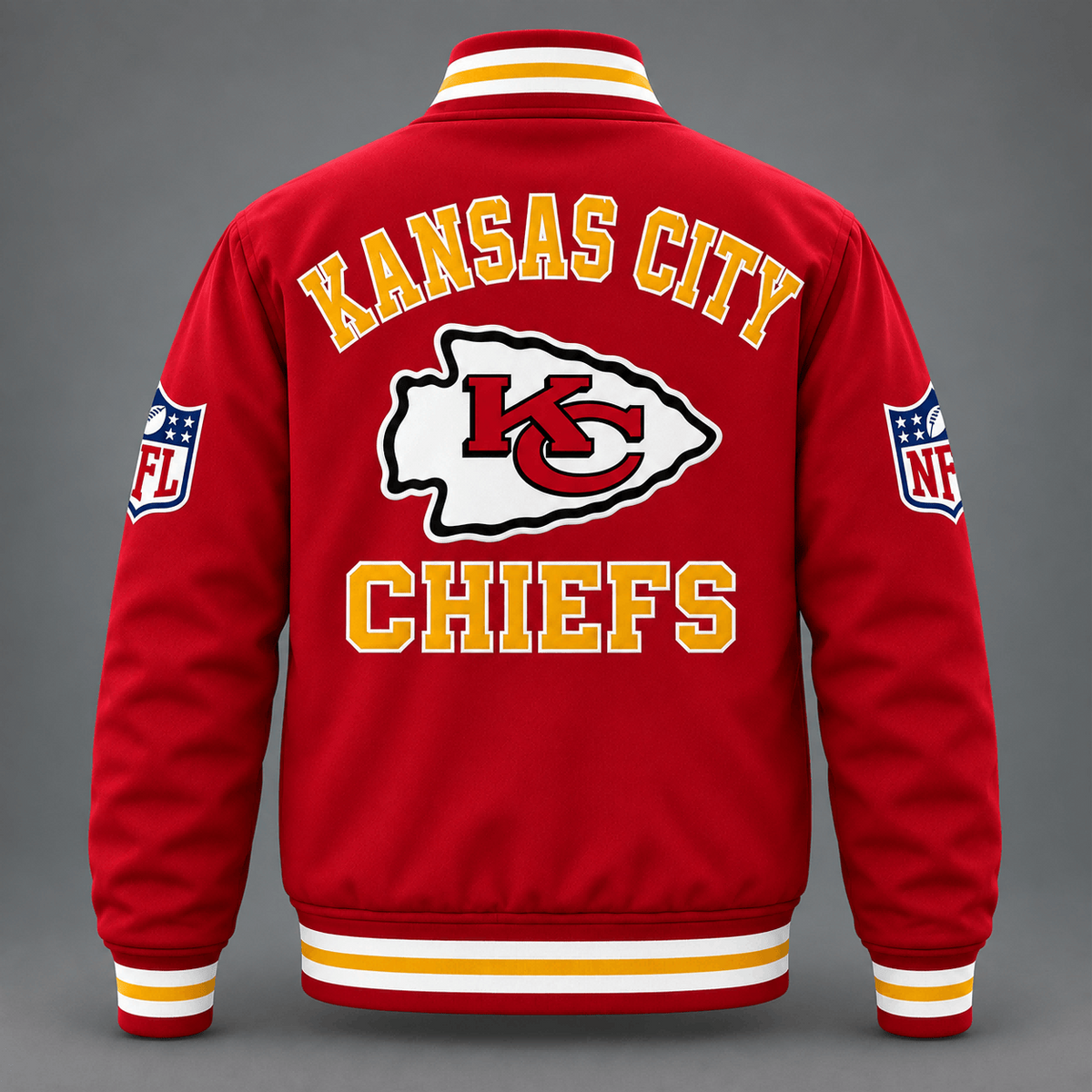 Unisex Kansas City Chiefs Red Varsity Jacket