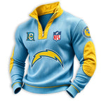 Men’s Los Angeles Chargers 1/4 Zip Pullover Sweatshirt