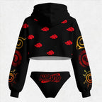 NARUTO Women's Hooded Thicken Suit Set