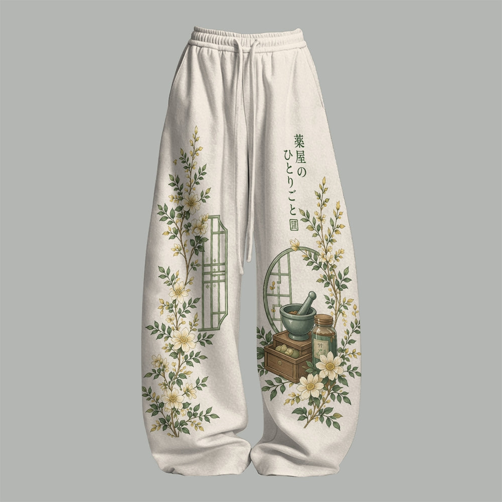 Top & Elasticated Trousers Two-Piece Set 2606003266