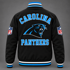 Carolina Panthers Black Varsity Jacket