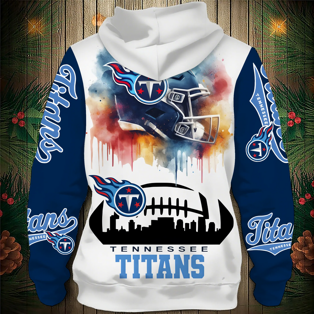 Tennessee Titans 2026 New 3D Graphic Hoodie