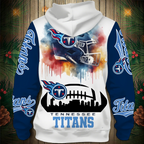 Tennessee Titans 2026 New 3D Graphic Hoodie