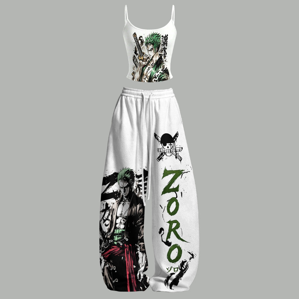 One Piece Top & Elasticated Trousers Two-Piece Set