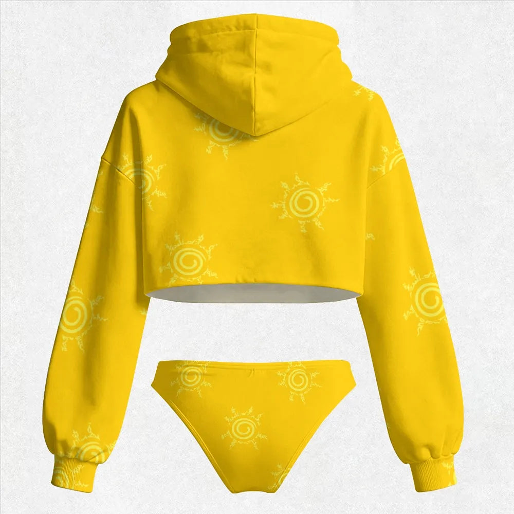 NARUTO Women's Hooded Thicken Suit Set