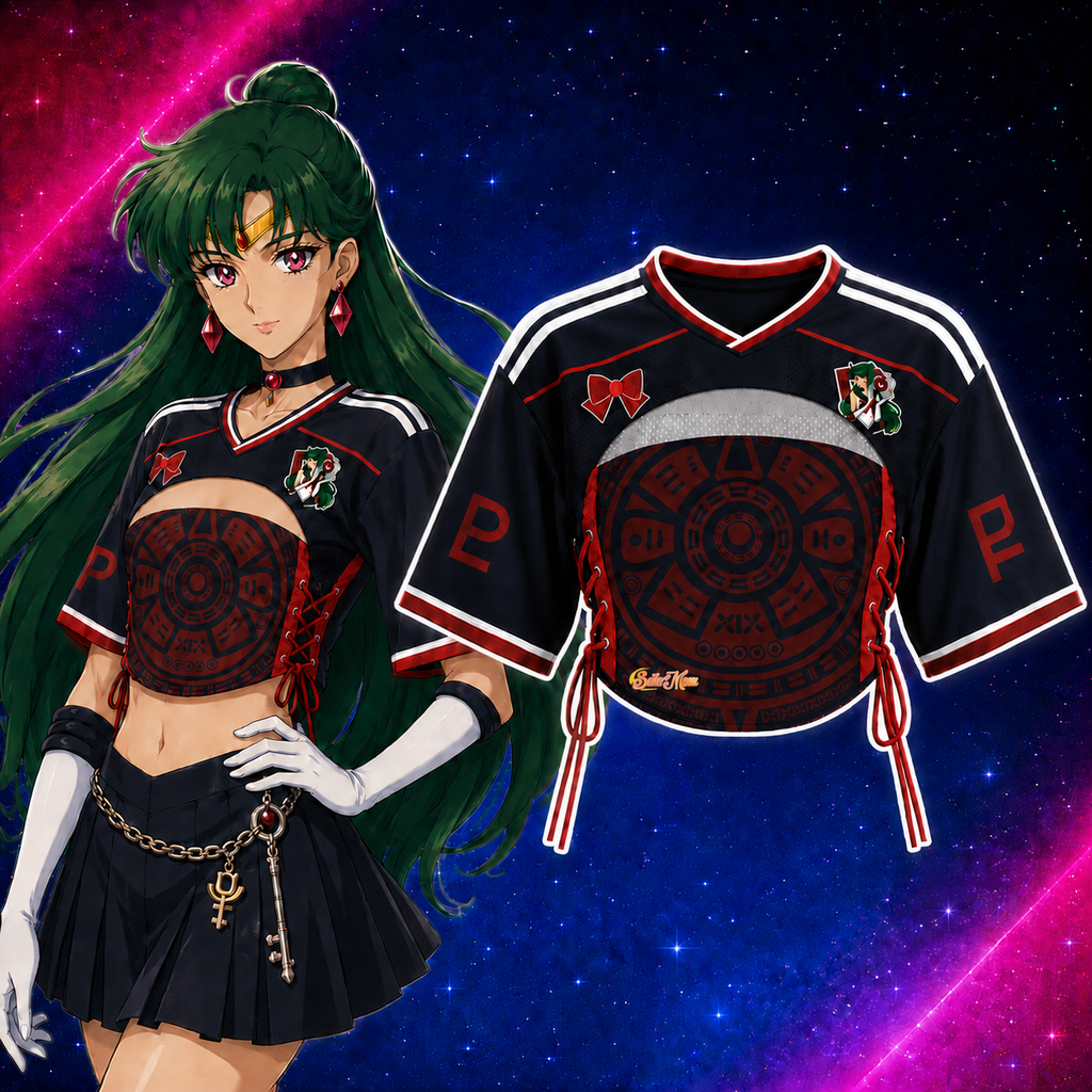 “Sailor Moon” Mesh Short-Sleeve Tube Top Set