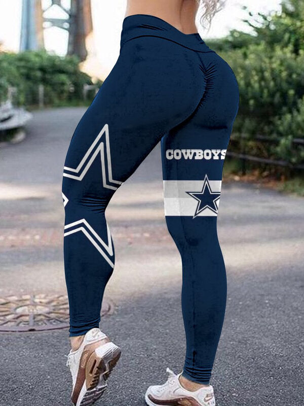 Dallas Cowboys Football Team Star Workout Leggings For Lady Main image