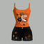 Chicago Bears X Pokémon Bodysuit  & Stretch Black Denim Shorts Two-Piece Set