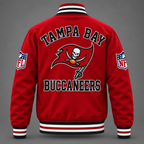Tampa Bay Buccaneers Red Varsity Jacket