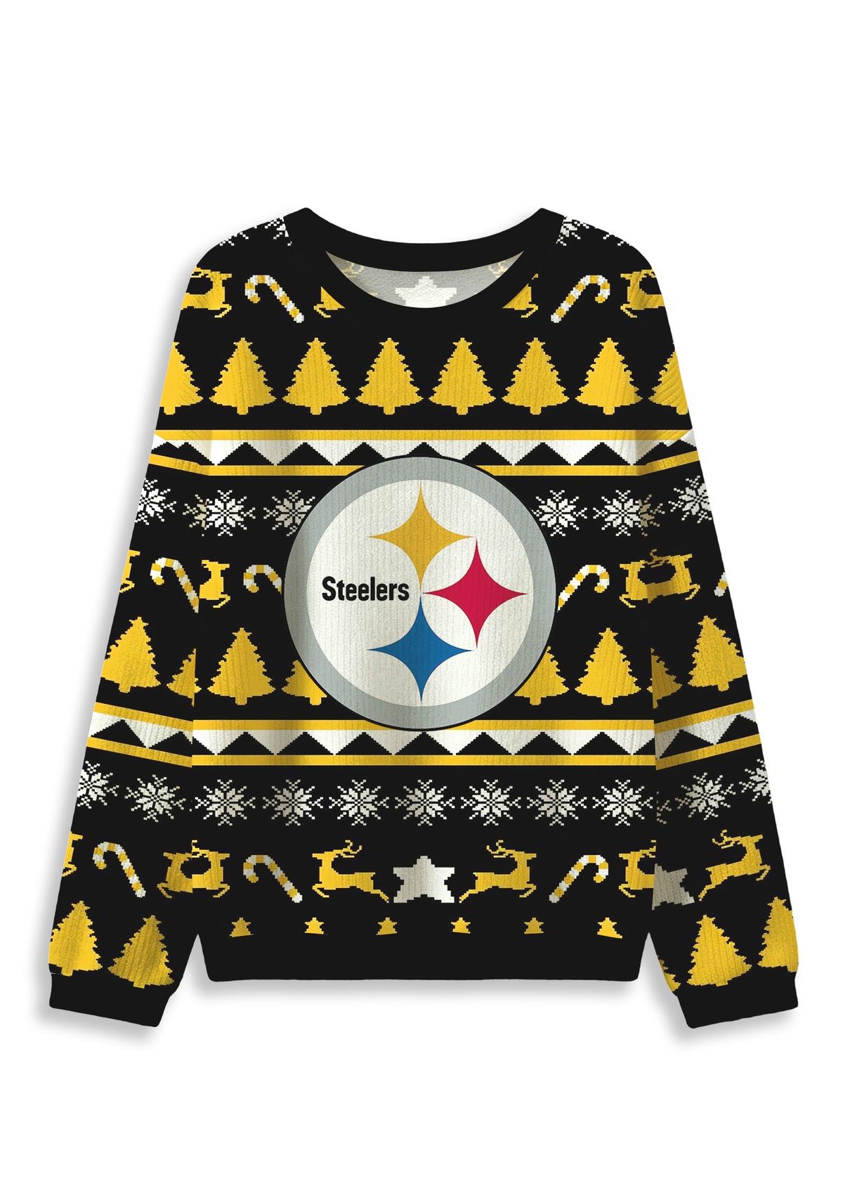 Pittsburgh Steelers Ugly Christmas Football Fan Sweatshirt