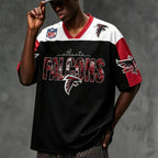 Atlanta Falcons Floral Skull Graphic Jersey Shirts