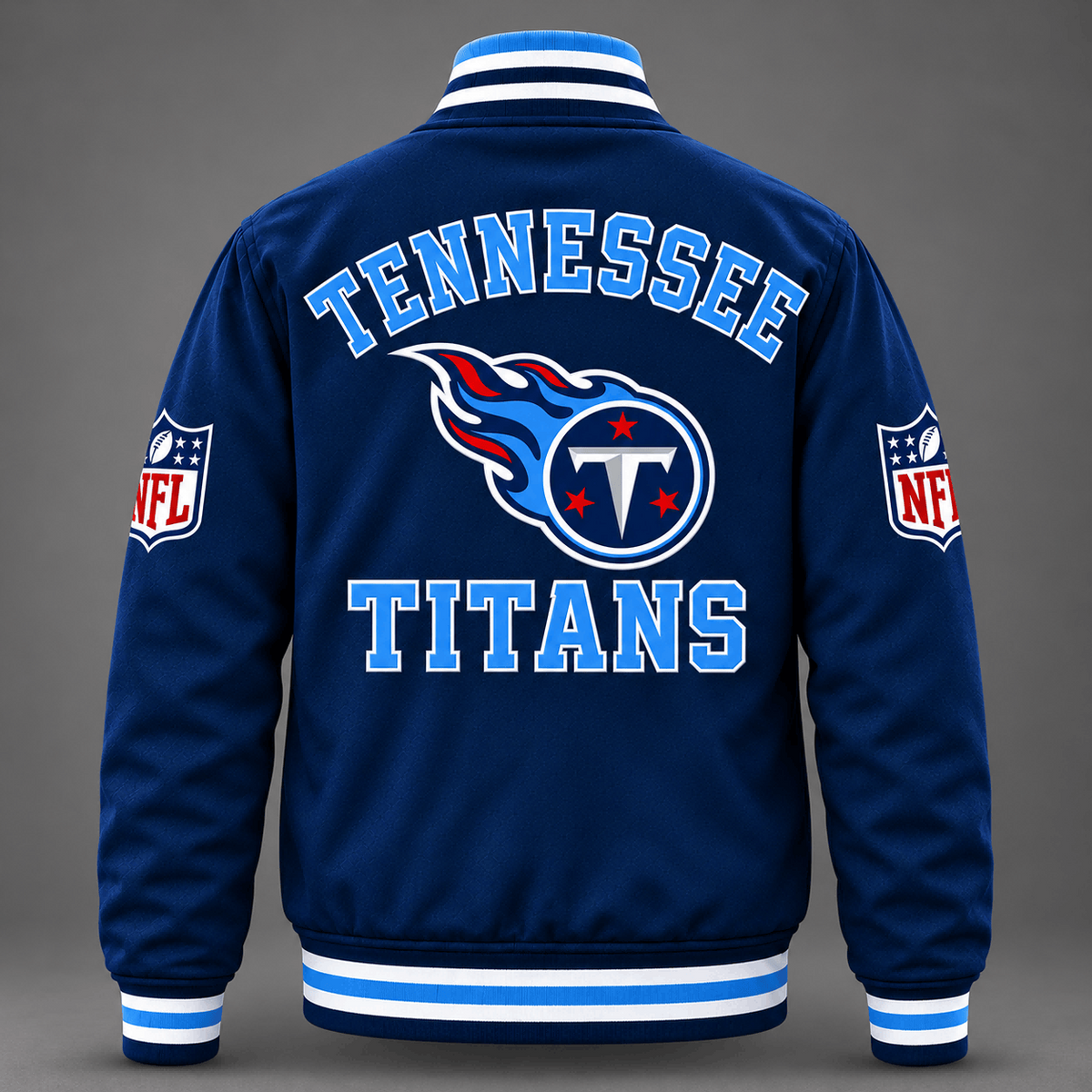 Tennessee Titans Navy Varsity Jacket