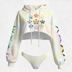 Pokémon Women's Cropped Hoodie & Thong Sets