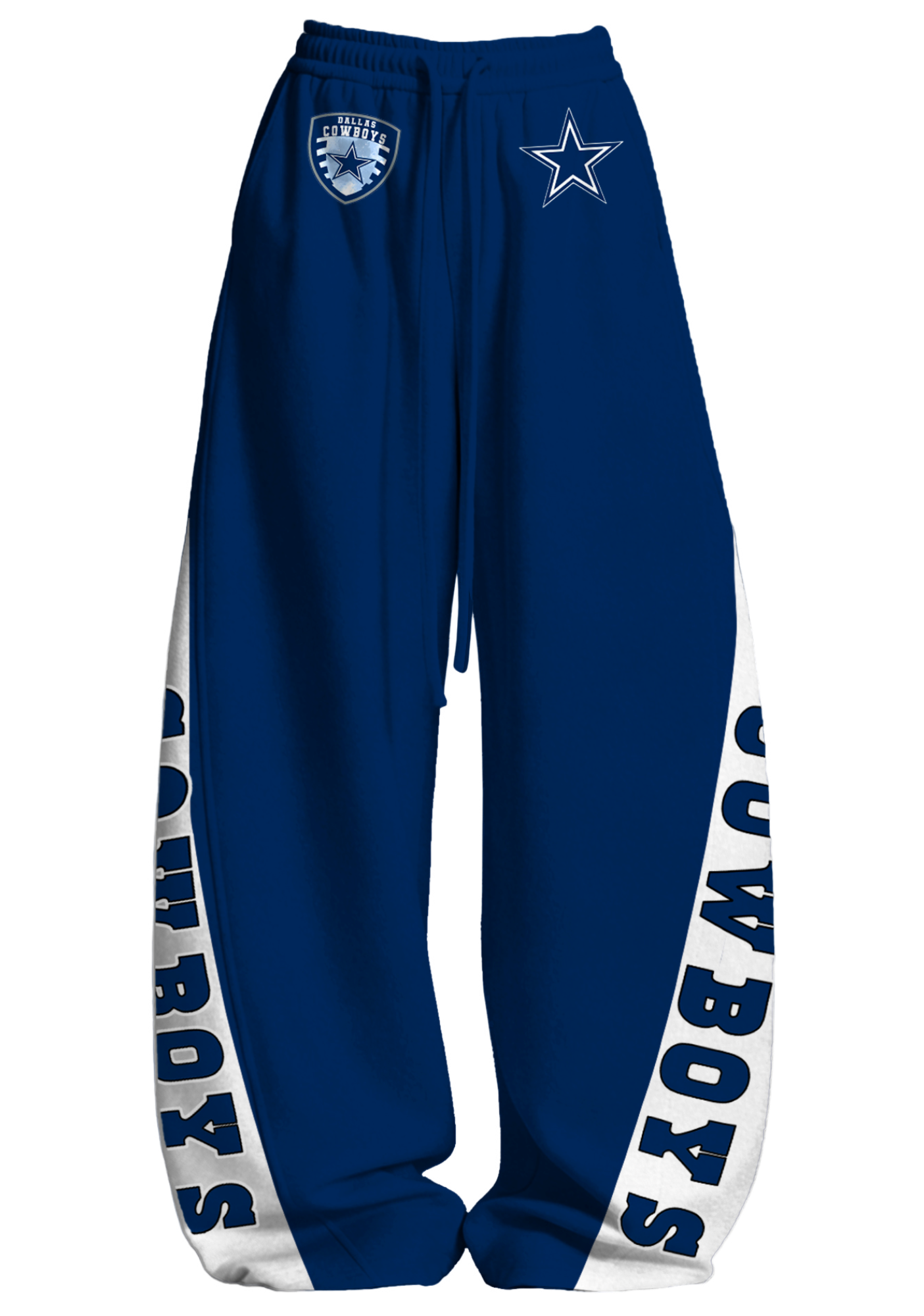 Dallas Cowboys Tops & Elasticated Trousers Two-Piece Set