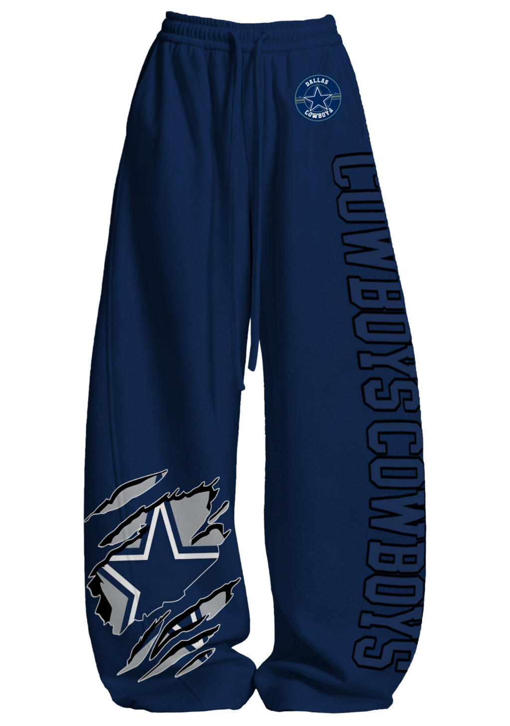 Dallas Cowboys Tops & Elasticated Trousers Two-Piece Set