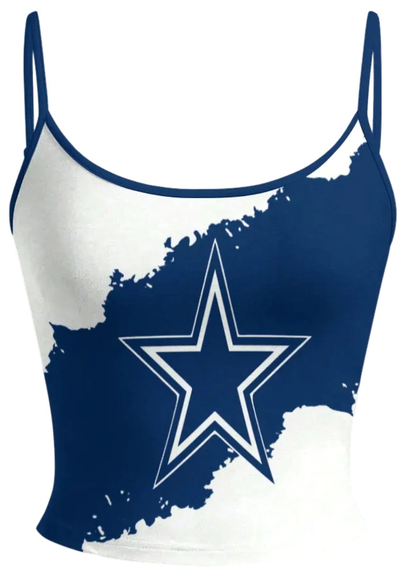 Dallas Cowboys White Tops & Elasticated Trousers Two-Piece Set Secondary image