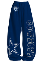 Dallas Cowboys Blue Tops & Elasticated Trousers Two-Piece Set
