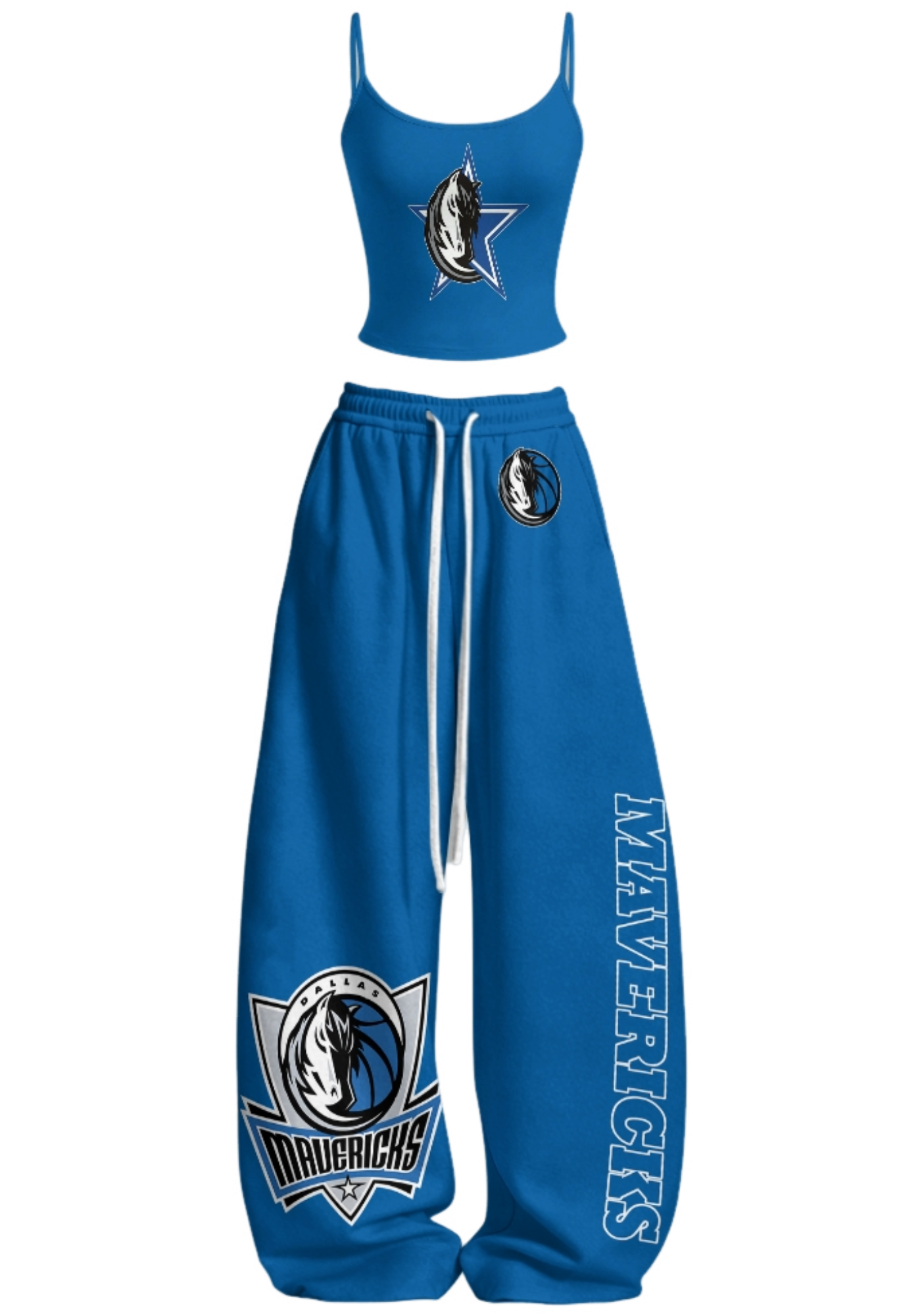Dallas Mavericks Tops & Elasticated Trousers Two-Piece Set Main image