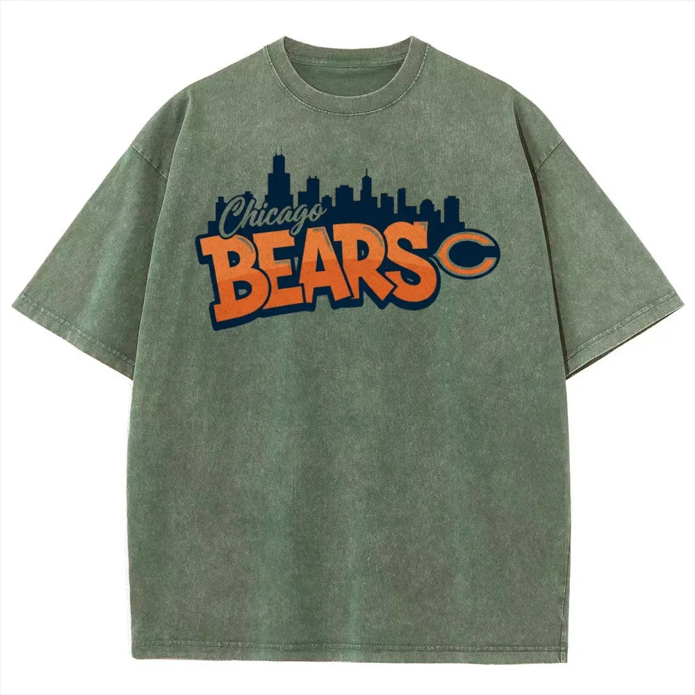 Chicago Bears Unisex Vintage Washed T-shirt