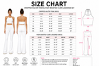 One Piece Halter Crop Top + High Waist Flared Pants Matching 2-Piece Set
