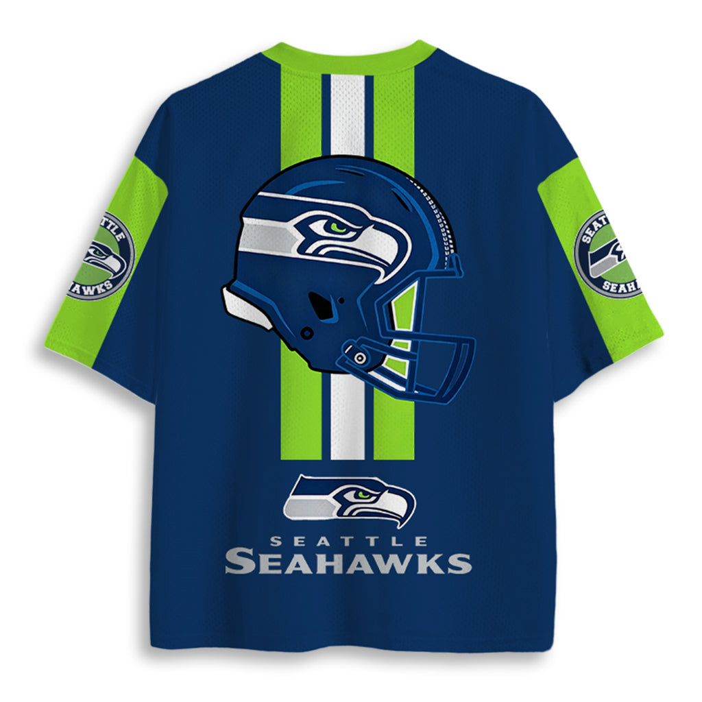 Seattle Seahawks EST 1976 Helmet Graphic Jersey Shirts
