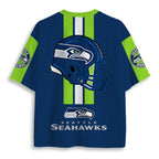 Seattle Seahawks EST 1976 Helmet Graphic Jersey Shirts