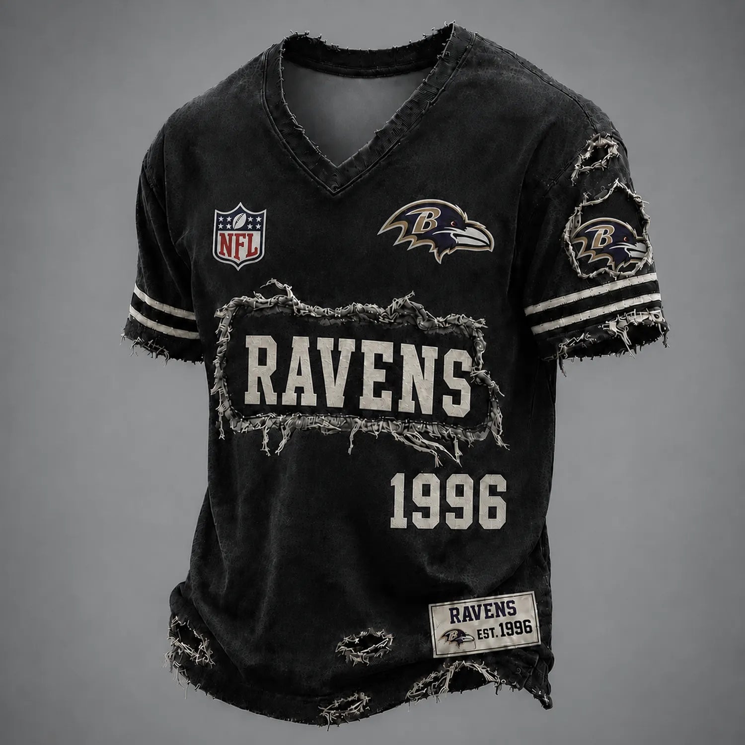 BAL x NFL LUXURY V-Neck T-Shirt 3005 DatND DVT Secondary image