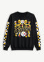 Women's Pittsburgh Steelers Floral Bow Crewneck Sweatshirt