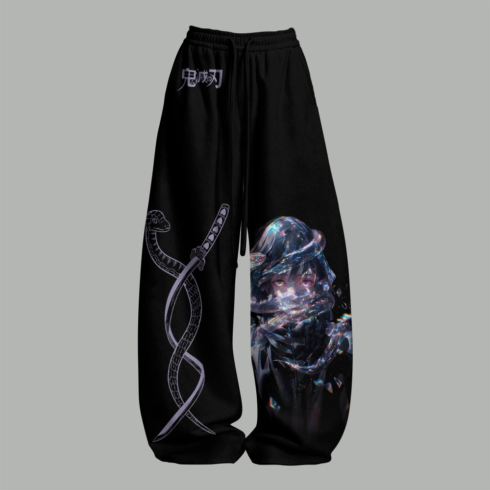 Demon Slayer Top & Elasticated Trousers Two-Piece Set