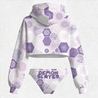 "Demon Slayer" Women's Hooded Thicken Suit Set