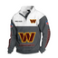 Washington Commanders Custom Button Mock Neck Sweatshirt