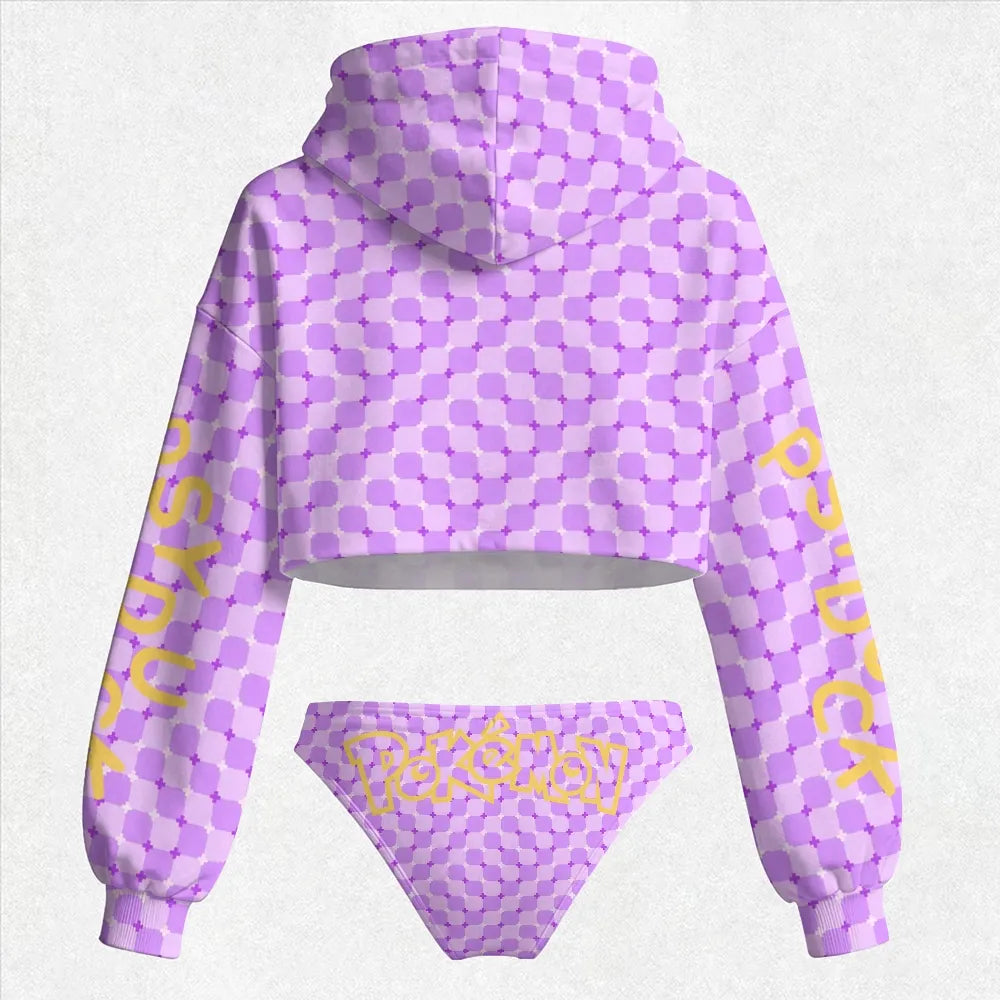 "Pokémon" Women's Hooded Thicken Suit Set